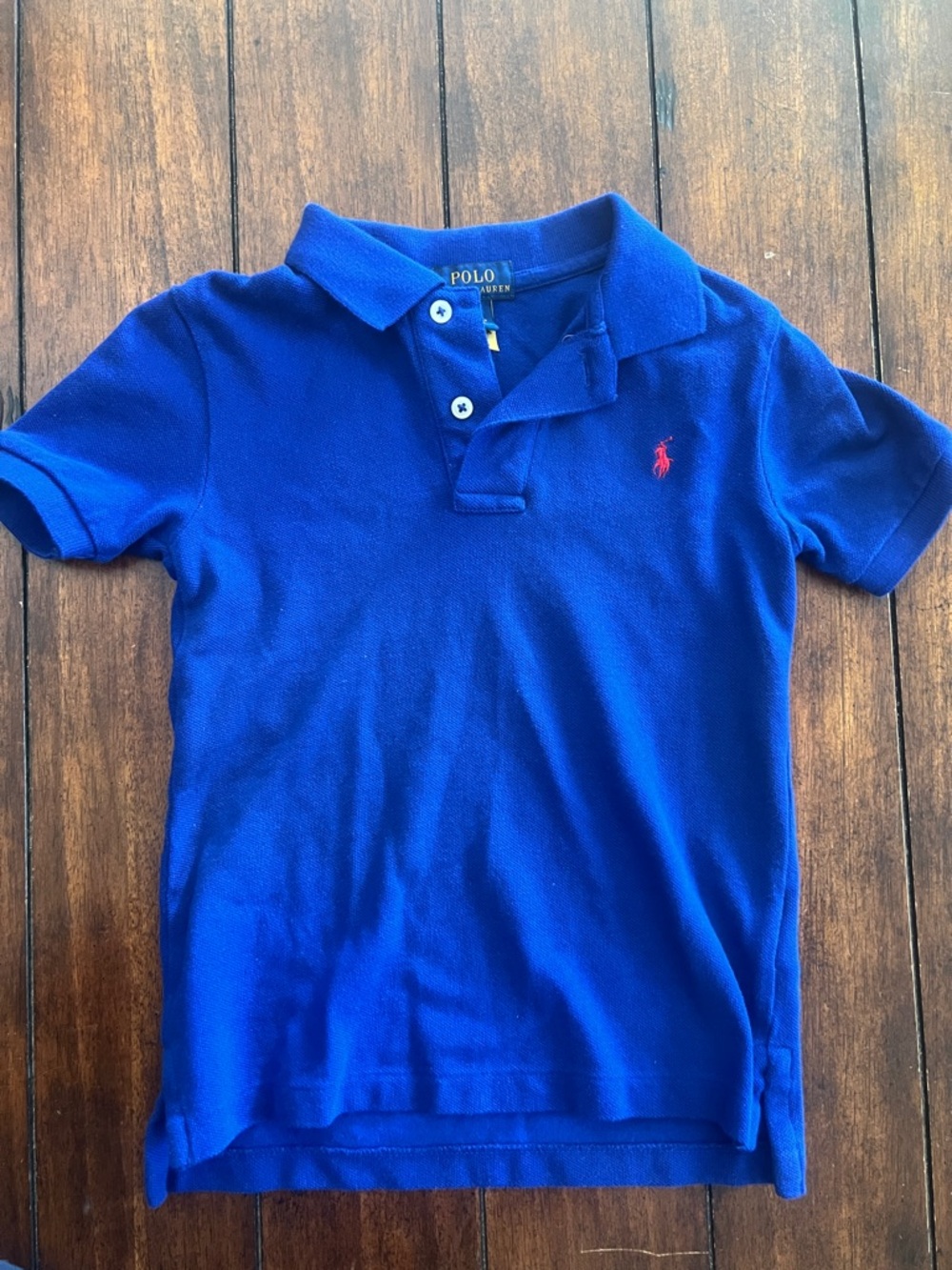 🎉🎉 5 for $20🎉🎉Polo by Ralph Lauren Bright Blue Short Sleeve Polo with Red Pony